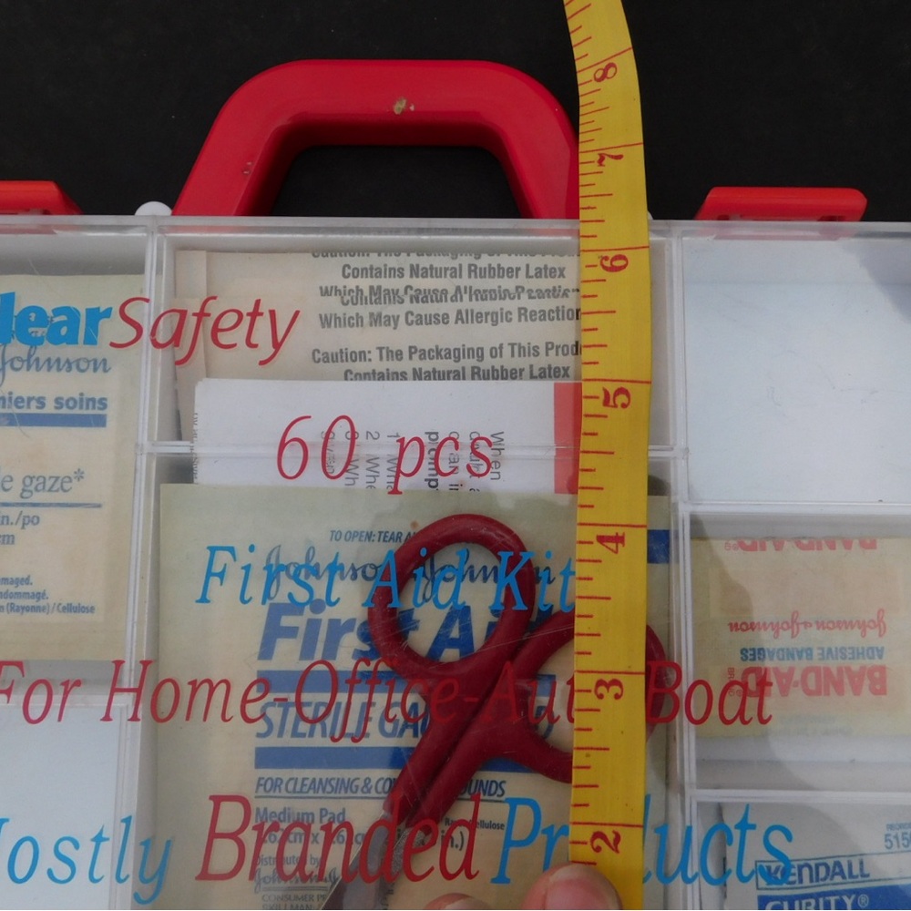 First Aid Kit Vintage Handle Box - Picture 5 of 6